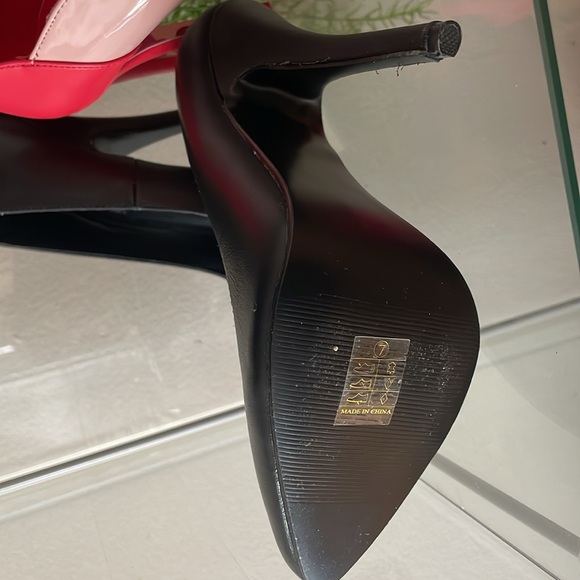 Beautiful REAL LEATHER super high stiletto pumps - Picture 3 of 4
